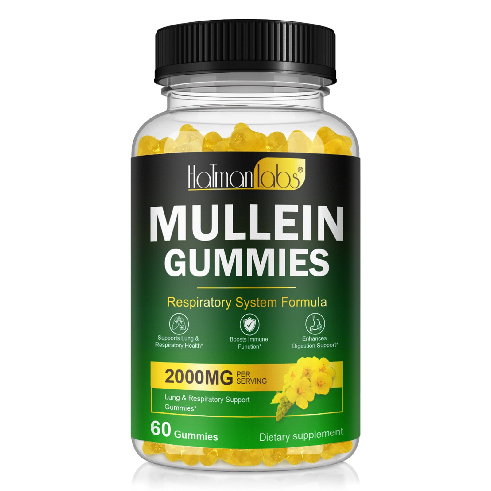 HatmanLabs® Mullein Gummies