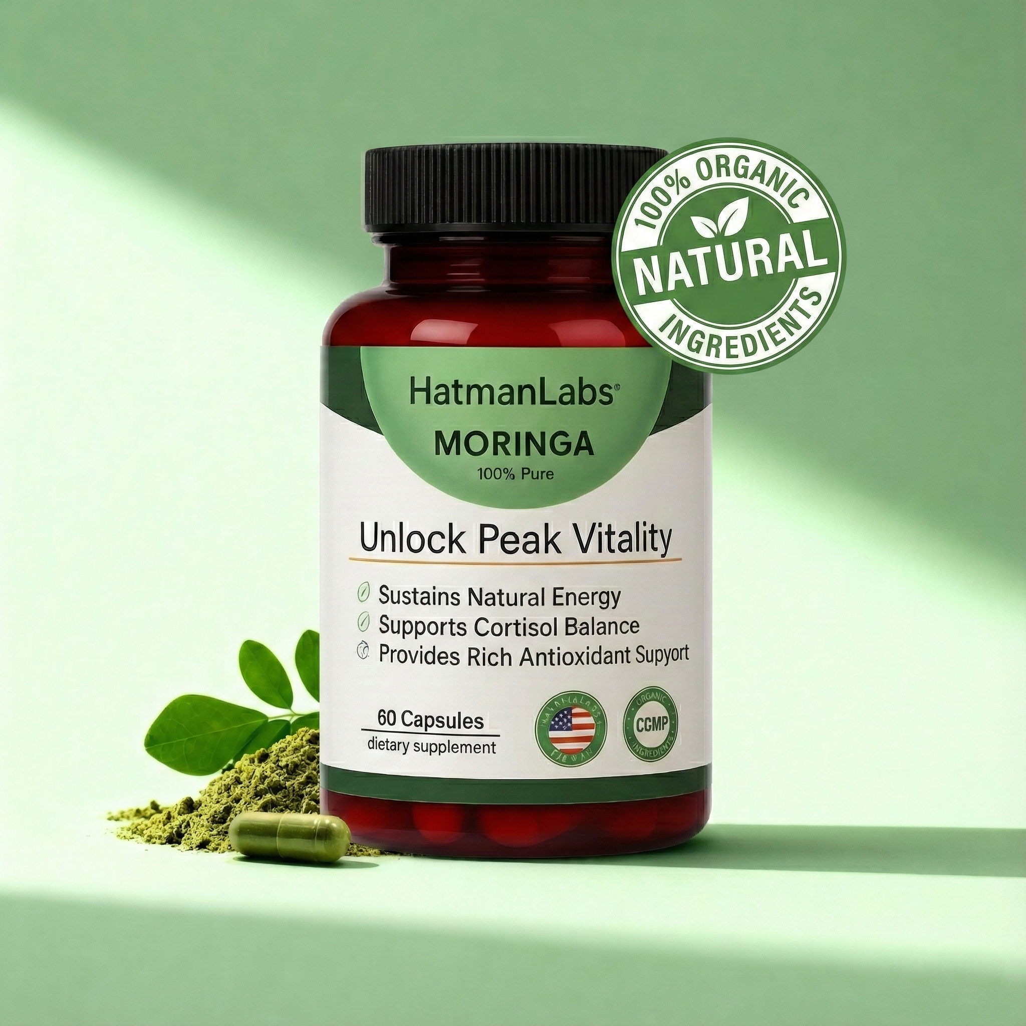 HatmanLabs® Moringa Capsules